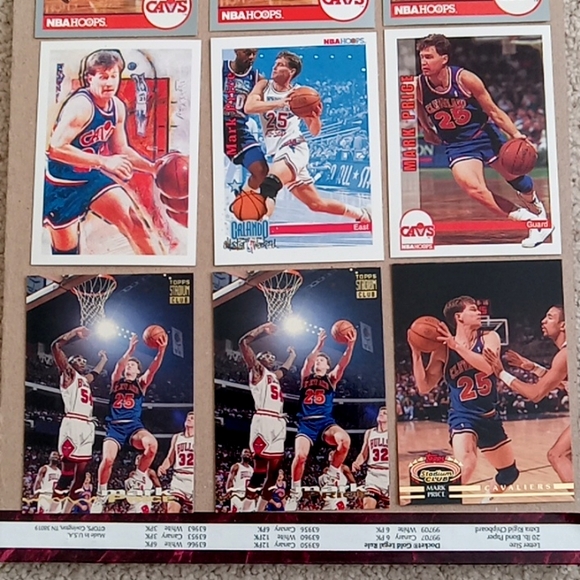 Lot of 36 Mark Price Cleveland Cavs basketball cards - Picture 15 of 16